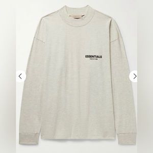 Essentials - Fear of God Oatmeal oversized long sleeves shirt - Medium